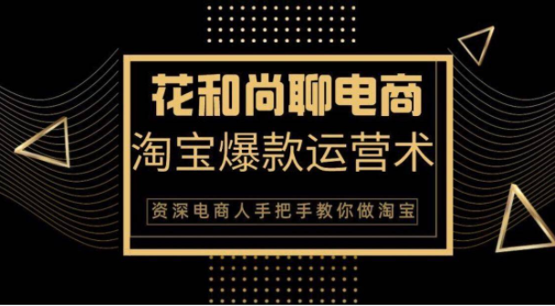 花和尚·天猫淘宝爆款运营实操技术，手把手教你月销万件的爆款打造技巧-摸金项目网