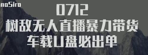 树敌‮习研‬社抖音无人直播暴力带货车载U盘必出单，单号单日产出300纯利润-摸金项目网