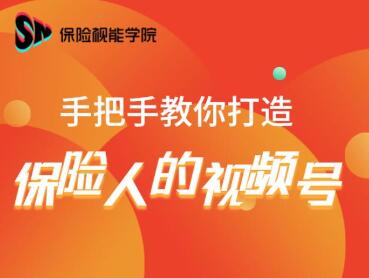 保险视能学院：手把手教你打造保险人的视频号【视频课程】-摸金项目网