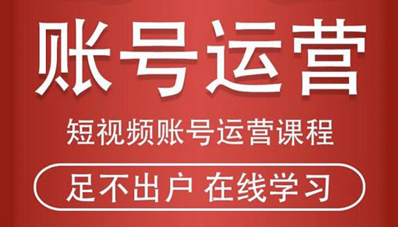 短视频账号运营课程：从话术到短视频运营再到直播带货全流程，新人快速入门-摸金项目网