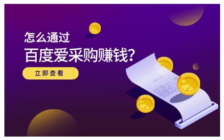 大王·怎么通过百度爱采购赚钱，已经通过百度爱采购完成200多万的销量-摸金项目网