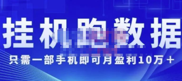 猎人电商:挂机数跑‬据，只需一部手即机‬可月盈利10万＋（内玩部‬法）价值4988元-摸金项目网