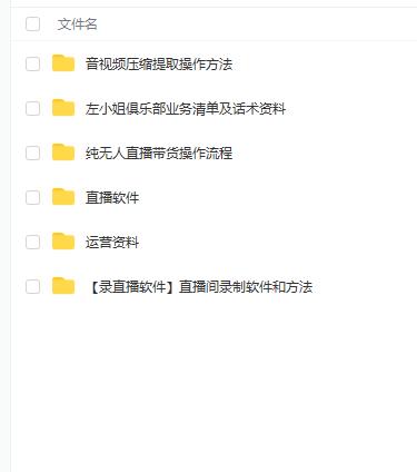 左小姐-直播带货俱乐部十三行、无人直播，全套教程附：工具、文档、话术资料-摸金项目网