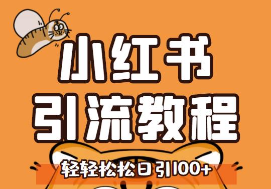 小红书运营引流全系列课程，每天引流100精准粉-摸金项目网