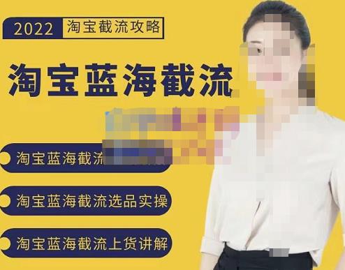 2022淘宝蓝海截流攻略，淘宝蓝海截流选品上货实操讲解-摸金项目网