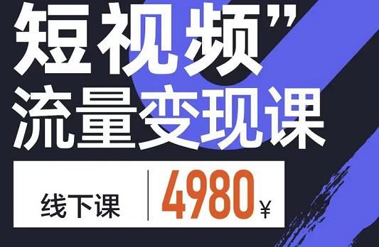 参哥·短视频流量变现课，学成即可上路，抓住时代的红利-摸金项目网