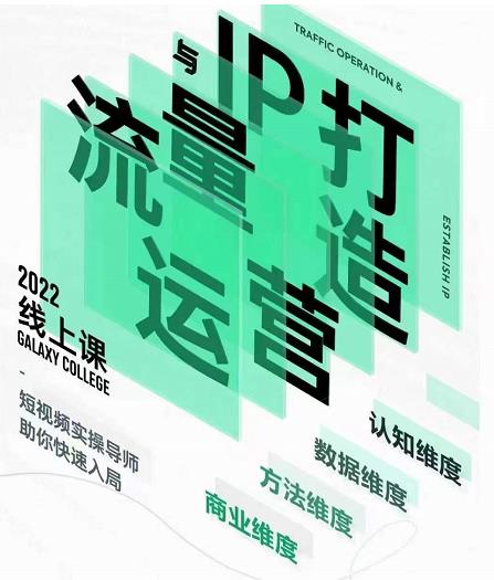 大蓝流量运营&个人ip打造课，短视频带货/爆款文案/流量运营/直播入门/镜头变现/流量商业-摸金项目网