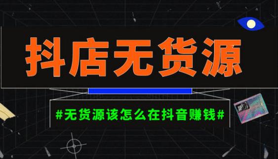 启哥抖店无货源店群陪跑计划，一个人在家就能做的副业，月入10000+-摸金项目网