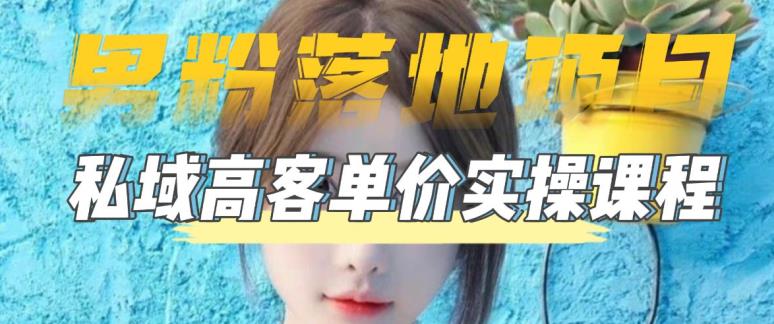 【男粉落地项目】零基础玩转男粉短视频转私域日产500+，2023男粉高客单价实操教程-摸金项目网