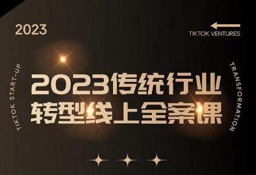 数据哥2023传统行业转型线上全案课，2023年传统行业如何转型线上，线上创业/传统转型避坑宝典-摸金项目网