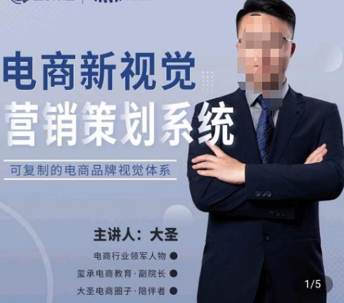 大圣·电商新视觉营销策划系统，可复制的电商品牌视觉识别系统-摸金项目网