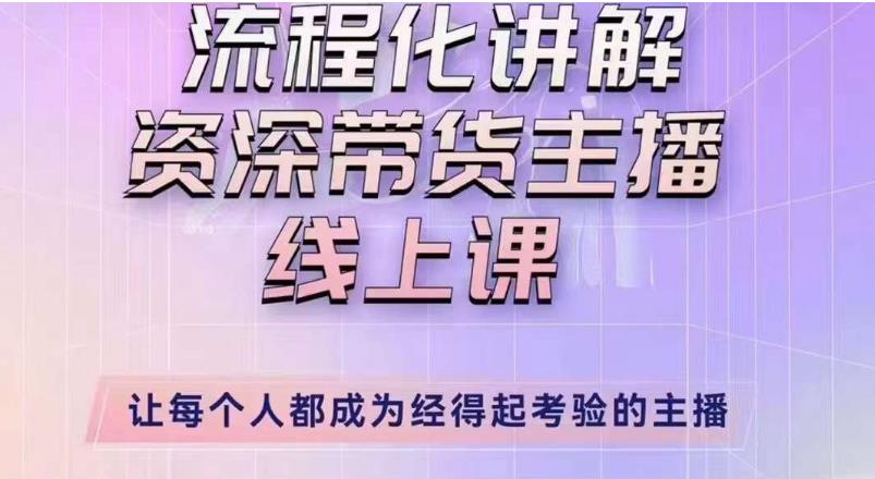 婉婉主播拉新实操课（新版）流程化讲解资深带货主播，让每个人都成为经得起考验的主播-摸金项目网