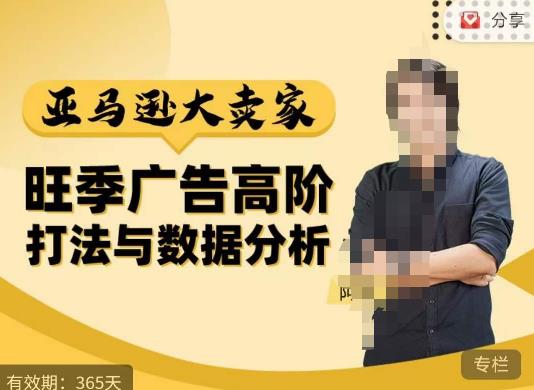 阿甘·亚马逊大卖家广告高阶打法与数据分析，走出传统广告误区；揭秘大卖惯用打法；数据驱动广告决策-摸金项目网