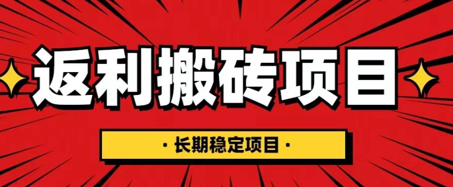 国外返利网项目，返利搬砖长期稳定，月入3000刀（深度解剖）-摸金项目网