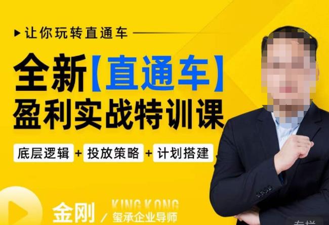 玺承·全新直通车盈利实战特训课，从​底层逻辑详细拆解，从底层，策略到搭建，让你玩转直通车-摸金项目网