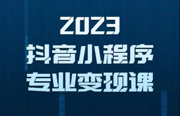 2023年抖音小程序变现保姆级教程，0粉丝新号，无需实名，3天起号，第1条视频就有收入-摸金项目网