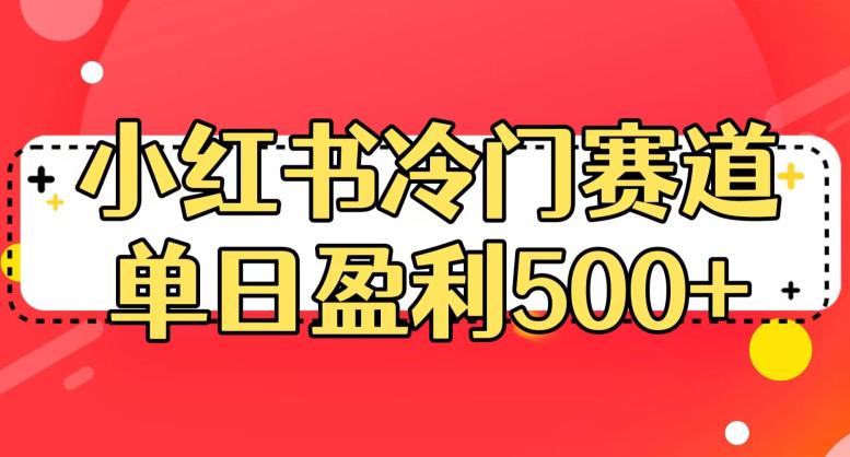 小红书冷门赛道，单日盈利500+【揭秘】-摸金项目网