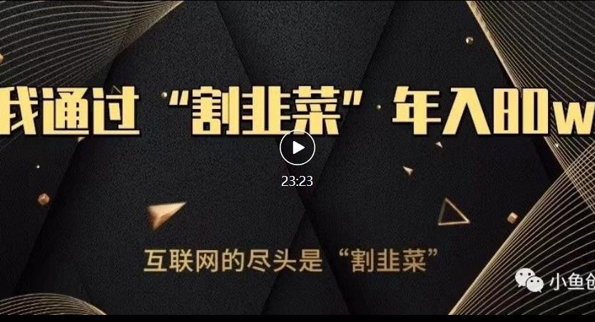 知识付费才是最好的项目，教你如何通过知识付费月入5万【揭秘】-摸金项目网