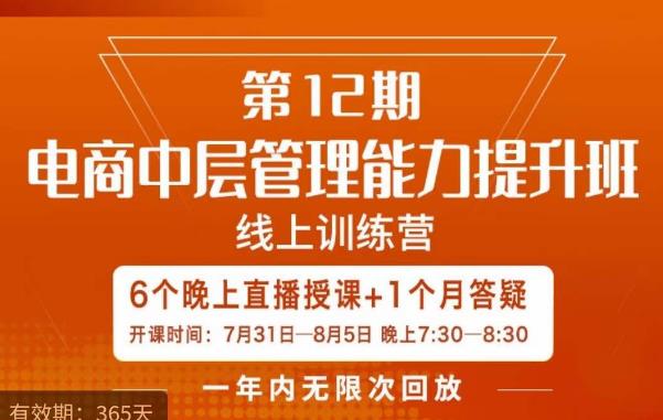 陈少珊·电商中层管理能力提升班，学习对象-电商公司各个岗位的主管，20人人以内的电商公司老板-摸金项目网