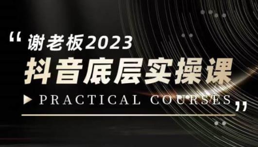 蟹老板·2023抖音底层实操课，打造短视频的底层认知-摸金项目网