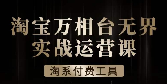 沧海·淘系万相台无界实战运营课，万相台无界实操全案例解析-摸金项目网