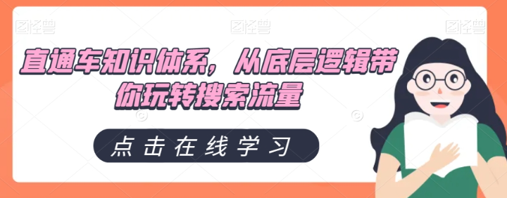直通车知识体系，从底层逻辑带你玩转搜索流量-摸金项目网
