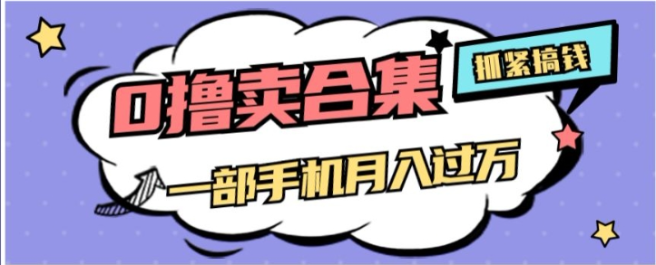 0撸项目月入过万，售卖全套ai工具合集，一单29.9元，一部手机即可【揭秘】-摸金项目网