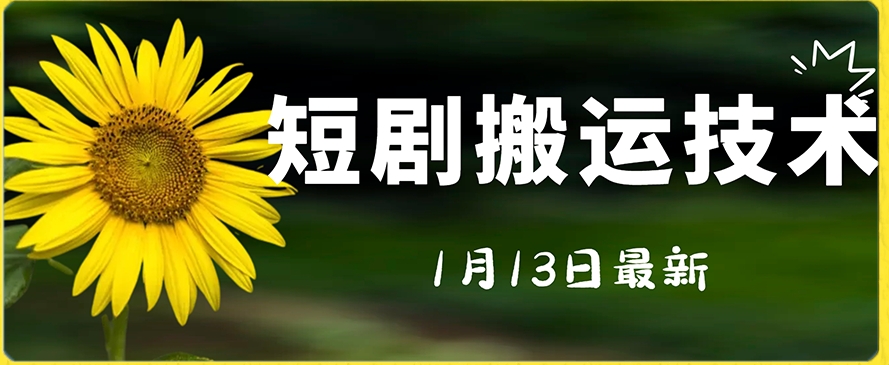 最新短剧搬运技术，电脑手机都可以操作，不限制机型-摸金项目网