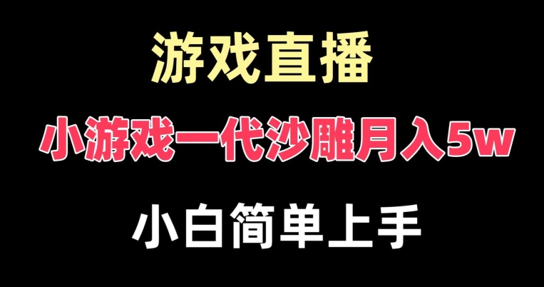 玩小游戏一代沙雕月入5w，爆裂变现，快速拿结果，高级保姆式教学【揭秘】-摸金项目网
