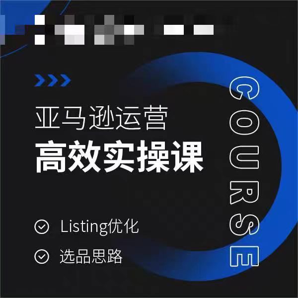 亚马逊运营高效实操课，Listing优化，选品思路-摸金项目网