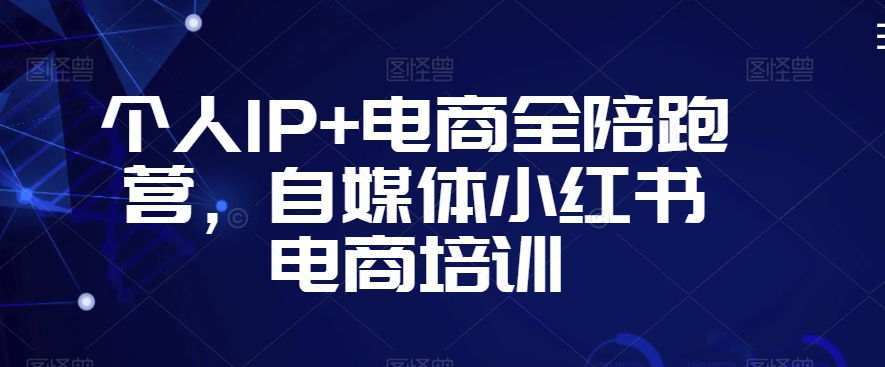 个人IP+电商全陪跑营，自媒体小红书电商培训-摸金项目网