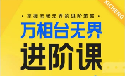 电商万相台无界进阶课，掌握流畅无界的进阶策略-摸金项目网
