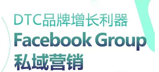 DTC品牌增长利器：Facebook Group私域营销策略-摸金项目网