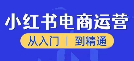 小红书电商运营课，从入门到精通，带你抓住又一个赚钱风口-摸金项目网