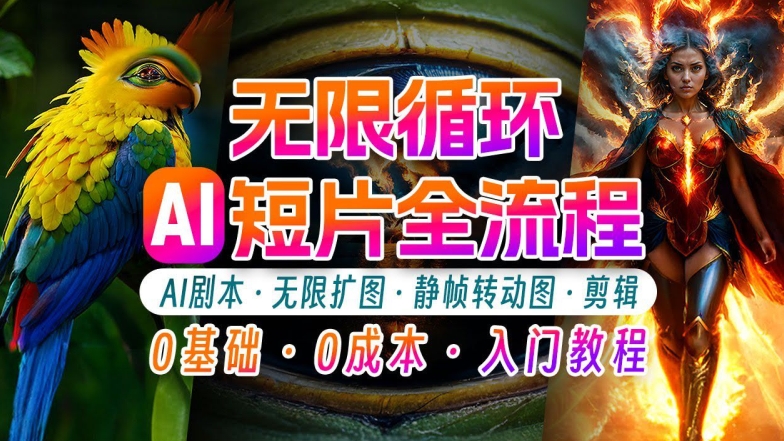 AI剪辑无限循环画面：新手轻松月入上万的秘技【揭秘】-摸金项目网