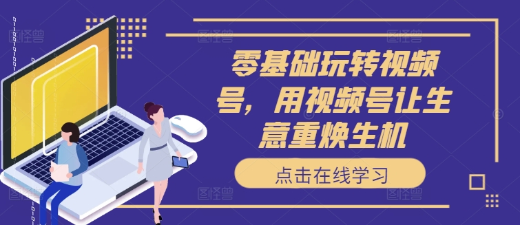 零基础玩转视频号，用视频号让生意重焕生机-摸金项目网