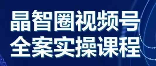 晶姐说直播·视频号全案实操课，从0-1全流程-摸金项目网