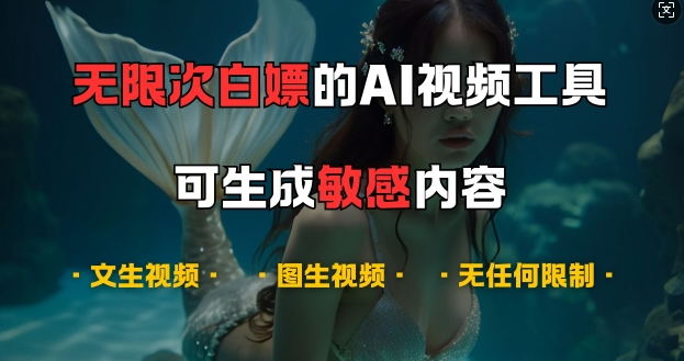 超强大的AI视频工具，可免费无限次白嫖，无任何限制，支持创作音乐，文生视频，图生视频【揭秘】-摸金项目网