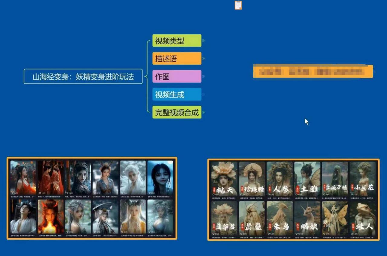 云天AI山海经变身视频教程，妖精变身进阶保姆级教学-摸金项目网
