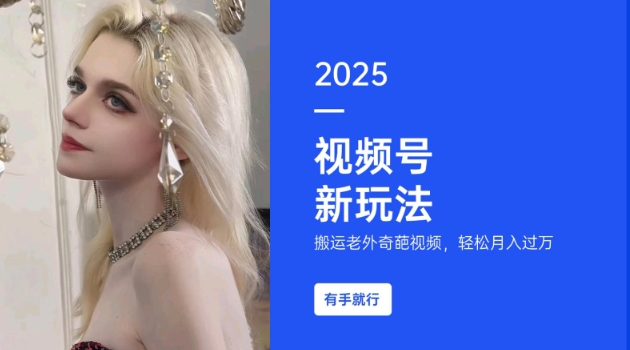 搬运老外奇葩视频，撸视频号分成计划收益，每天只需一小时，新手小白轻松月入过W-摸金项目网