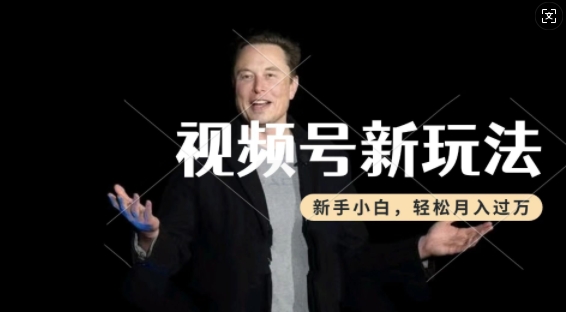 制作热点事件视频，撸视频号分成计划收益，操作简单，新手小白轻松月入过W-摸金项目网