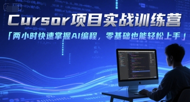Cursor项目实战训练营，两小时快速掌握AI编程，零基础也能轻松上手-摸金项目网