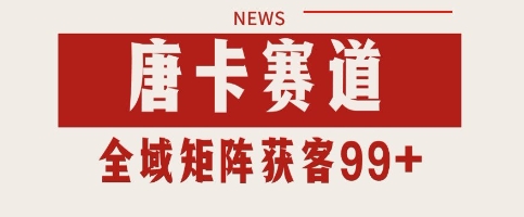 唐卡赛道私域引流获客 自热矩阵SOP日引流99+精准客资【揭秘】-摸金项目网